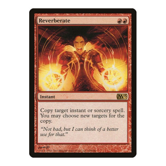 Reverberate (M13) #145 Rare (Heavily Played) Magic 2013 (M13) Magic: The Gathering: 2012