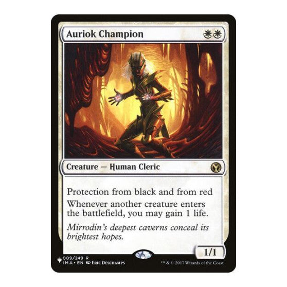 Auriok Champion (LIST) #009/249 Rare (Near Mint) The List Reprints Magic: The Gathering: 2026