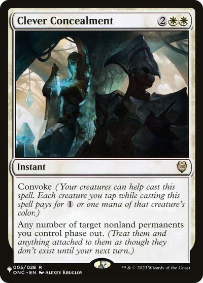 Clever Concealment (LIST) #ONC-5 Rare (Lightly Played) The List Reprints Magic: The Gathering: 2026