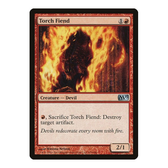 Torch Fiend (M13) #151 Uncommon (Lightly Played) Magic 2013 (M13) Magic: The Gathering: 2012