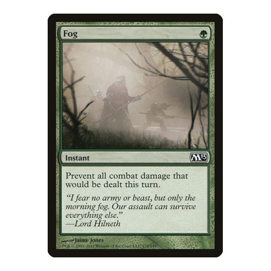 Fog (M13) #172 Common (Lightly Played) Magic 2013 (M13) Magic: The Gathering: 2012