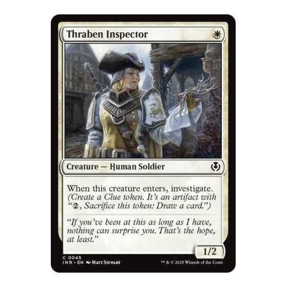 Thraben Inspector (INR) #45 Common (Lightly Played) Innistrad Remastered Magic: The Gathering: 2025