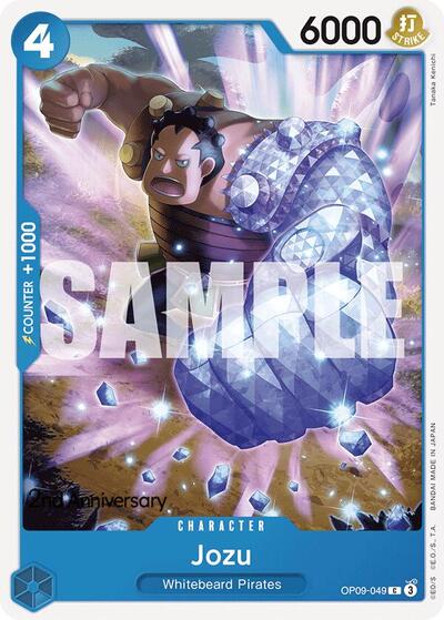 Jozu (OP09 ANN) #OP09-049 Common (Near Mint) Emperors in the New World: 2nd Anniversary Tournament Cards One Piece Card Game: 2024