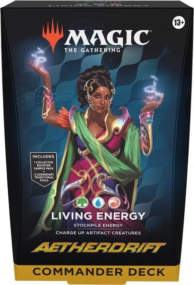 Aetherdrift Commander Deck - Living Energy (DRC) (Unopened) Commander: Aetherdrift Magic: The Gathering: 2025
