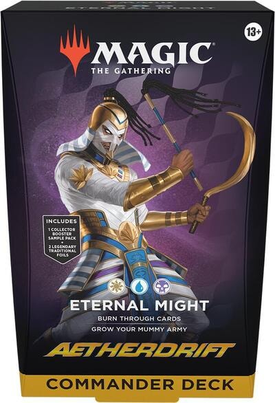 Aetherdrift Commander Deck - Eternal Might (DRC) (Unopened) Commander: Aetherdrift Magic: The Gathering: 2025
