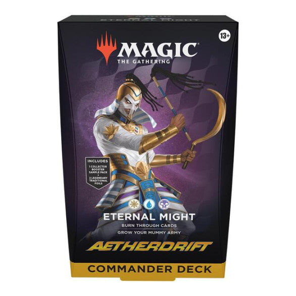 Aetherdrift Commander Deck - Eternal Might (DRC) (Unopened) Commander: Aetherdrift Magic: The Gathering: 2025