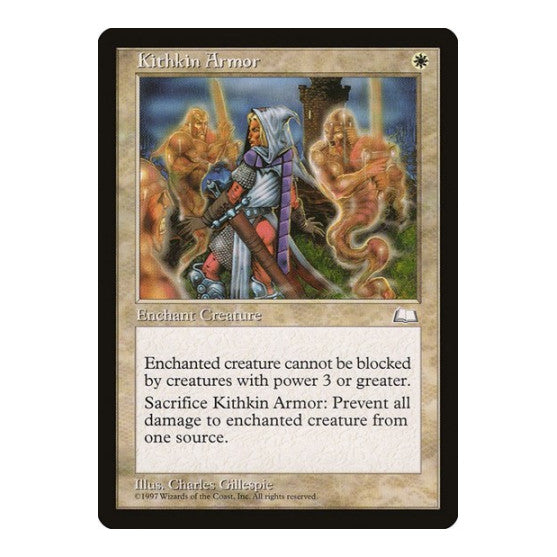 Kithkin Armor (WTH) #19 Common Weatherlight Magic: The Gathering: 1997