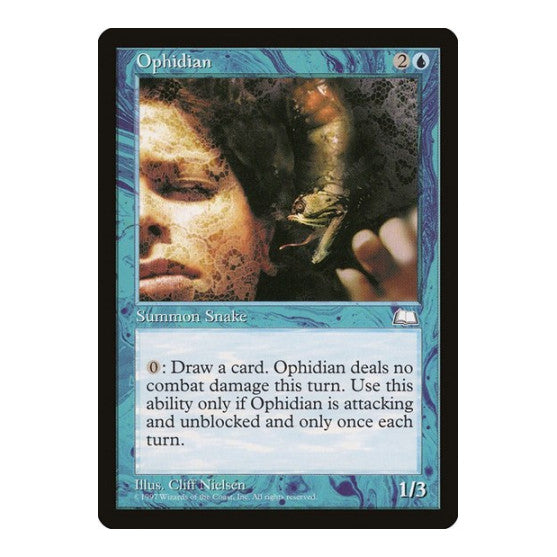 Ophidian (WTH) #45 Common (Moderately Played) Weatherlight Magic: The Gathering: 1997