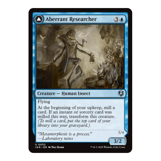 Aberrant Researcher (INR) #52 Uncommon (Lightly Played) Innistrad Remastered Magic: The Gathering: 2025