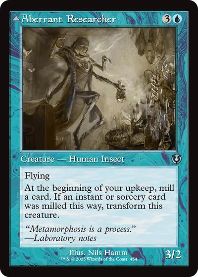 Aberrant Researcher Retro Frame (INR) #454 Uncommon (Lightly Played) Innistrad Remastered Magic: The Gathering: 2025