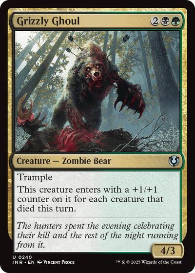 Grizzly Ghoul (INR) #240 Uncommon (Lightly Played) Innistrad Remastered Magic: The Gathering: 2025