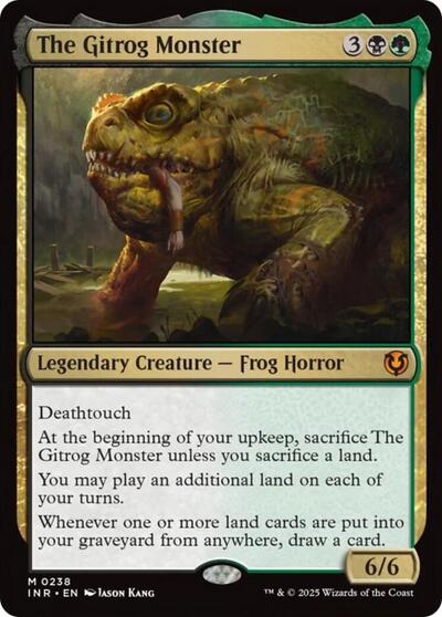 The Gitrog Monster (INR) #238 Mythic Rare (Lightly Played) Innistrad Remastered Magic: The Gathering: 2025