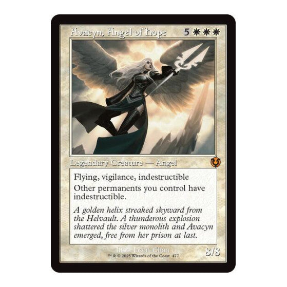 Avacyn, Angel of Hope (Retro Frame) (INR) #477 Mythic Rare (Near Mint) Innistrad Remastered Magic: The Gathering: 2025