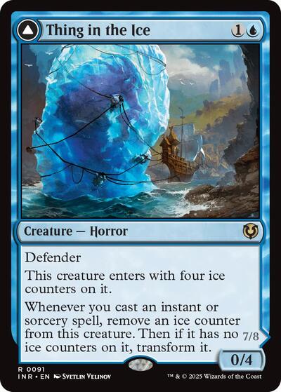 Thing in the Ice (INR) #91 Rare (Lightly Played) Innistrad Remastered Magic: The Gathering: 2025