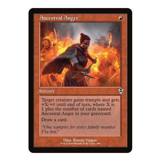 Ancestral Anger (Retro Frame) (INR) #394 Common (Lightly Played) Innistrad Remastered Magic: The Gathering: 2025
