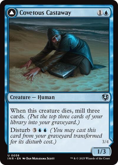 Covetous Castaway (INR) #58 Uncommon (Lightly Played) Innistrad Remastered Magic: The Gathering: 2025