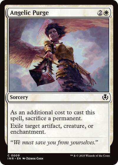 Angelic Purge (INR) #9 Common (Lightly Played) Innistrad Remastered Magic: The Gathering: 2025