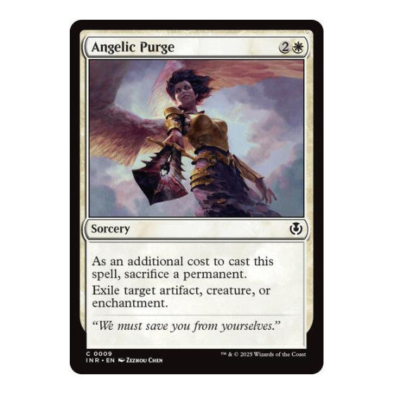 Angelic Purge (INR) #9 Common Innistrad Remastered Magic: The Gathering: 2025