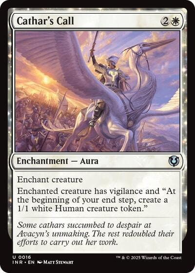 Cathars Call (INR) #16 Uncommon (Lightly Played) Innistrad Remastered Magic: The Gathering: 2025