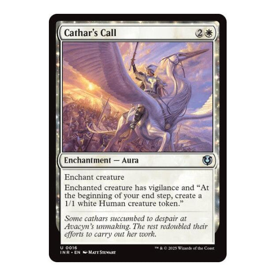 Cathar's Call (INR) #16 Uncommon (Lightly Played) Innistrad Remastered Magic: The Gathering: 2025