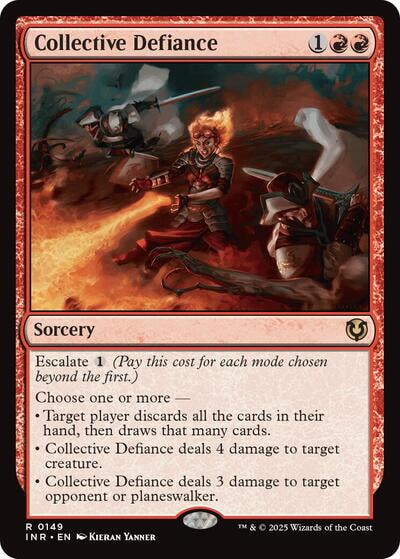 Collective Defiance (INR) #149 Rare (Lightly Played) Innistrad Remastered Magic: The Gathering: 2025