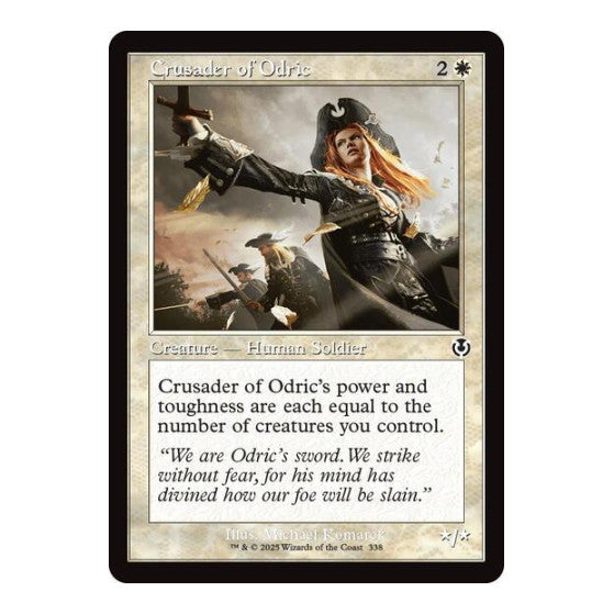 Crusader of Odric (Retro Frame) (INR) #338 Common (Lightly Played) Innistrad Remastered Magic: The Gathering: 2025