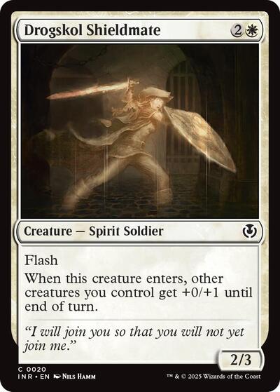 Drogskol Shieldmate (INR) #20 Common (Lightly Played) Innistrad Remastered Magic: The Gathering: 2025