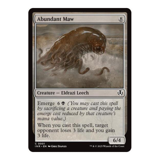 Abundant Maw (INR) #1 Common Innistrad Remastered Magic: The Gathering: 2025