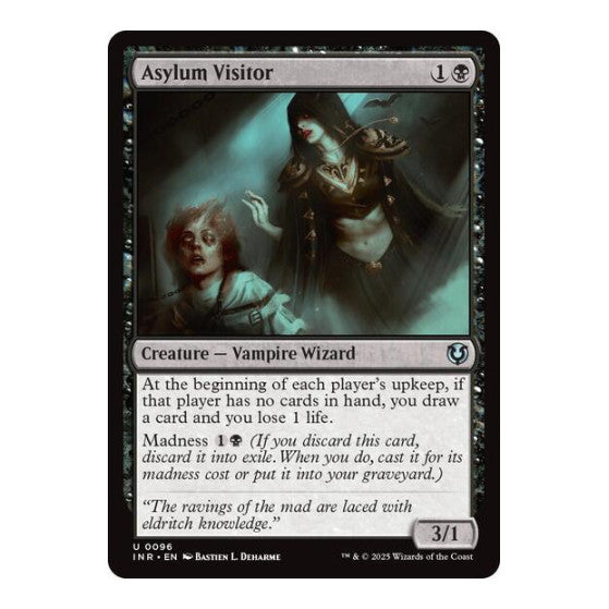 Asylum Visitor (INR) #96 Uncommon (Lightly Played) Innistrad Remastered Magic: The Gathering: 2025
