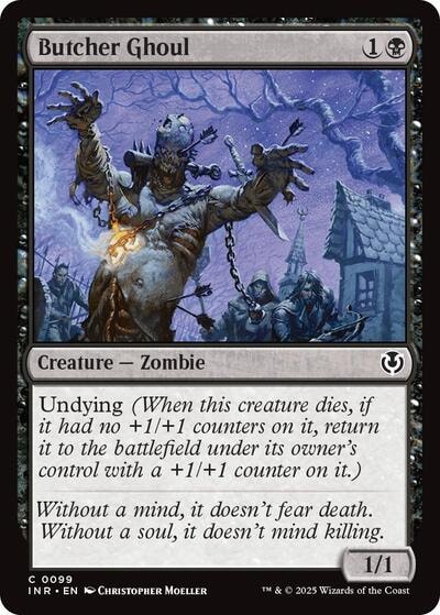 Butcher Ghoul (INR) #99 Common (Lightly Played) Innistrad Remastered Magic: The Gathering: 2025