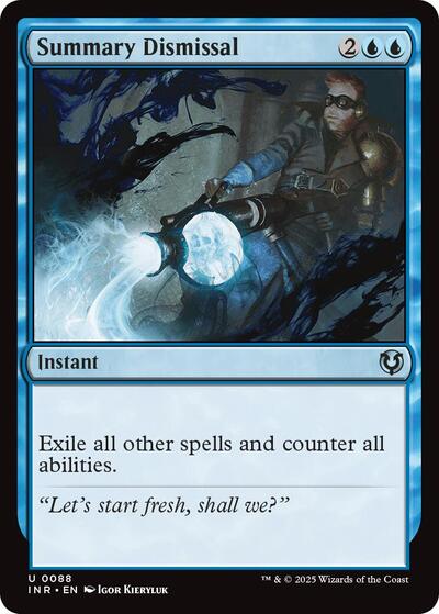 Summary Dismissal (INR) #88 Uncommon (Lightly Played) Innistrad Remastered Magic: The Gathering: 2025