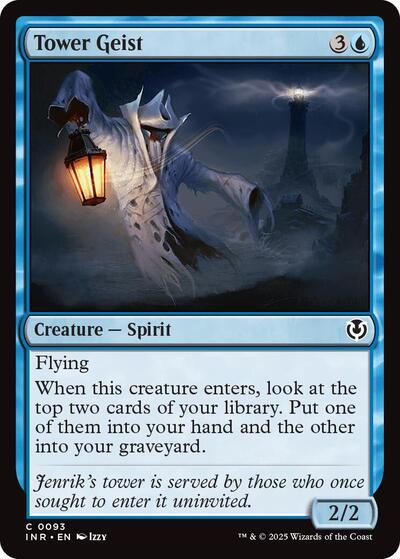 Tower Geist (INR) #93 Common Innistrad Remastered Magic: The Gathering: 2025