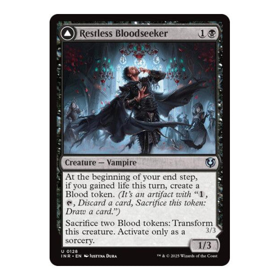 Restless Bloodseeker (INR) #128 Uncommon Innistrad Remastered Magic: The Gathering: 2025