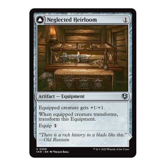 Neglected Heirloom (INR) #269 Uncommon (Foil Lightly Played) Innistrad Remastered Magic: The Gathering: 2025