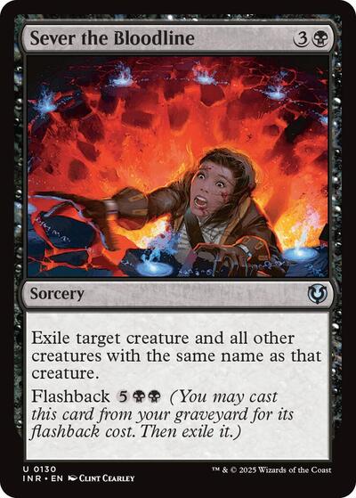 Sever the Bloodline (INR) #130 Uncommon (Lightly Played) Innistrad Remastered Magic: The Gathering: 2025