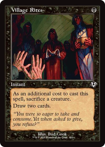 Village Rites Retro Frame (INR) #392 Common (Lightly Played) Innistrad Remastered Magic: The Gathering: 2025
