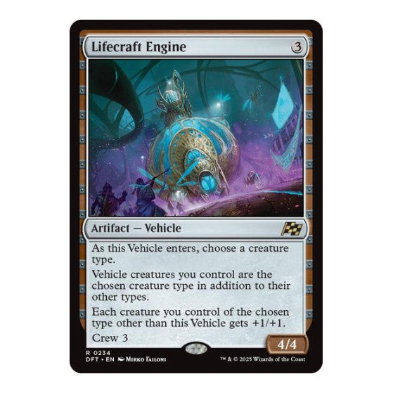 Lifecraft Engine (DFT) #234 Rare (Near Mint) Aetherdrift Magic: The Gathering: 2025
