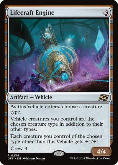 Lifecraft Engine (DFT) #234 Rare (Near Mint) Aetherdrift Magic: The Gathering: 2025
