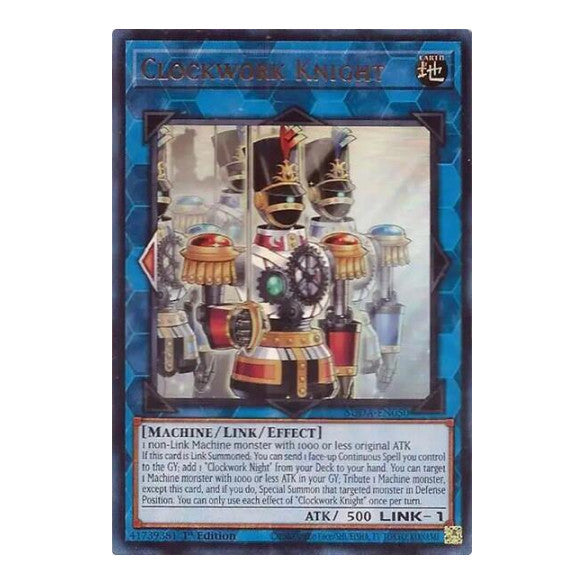 Clockwork Knight (SUDA) #SUDA-EN050 Ultra Rare (1st Edition Near Mint) Supreme Darkness YuGiOh: 2025