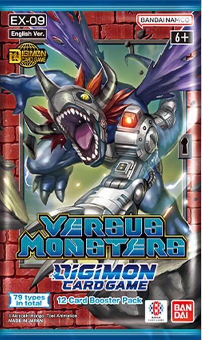 Versus Monsters Booster Pack (EX-09) None (Unopened) Versus Monsters Digimon Card Game: 2025
