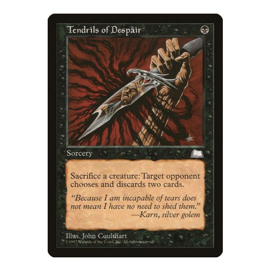Tendrils of Despair (WTH) #83 Common Weatherlight Magic: The Gathering: 1997