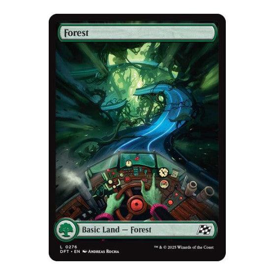 Forest (0276) (DFT) #276 Land Aetherdrift Magic: The Gathering: 2025