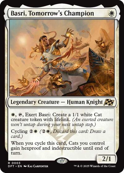 Basri Tomorrows Champion (DFT) #3 Rare Aetherdrift Magic: The Gathering: 2025