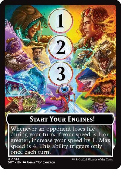Start Your Engines Max Speed (DFT) #14 T (Lightly Played) Aetherdrift Magic: The Gathering: 2025