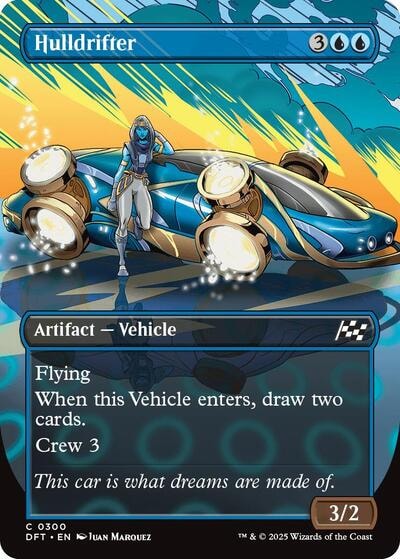 Hulldrifter Borderless (DFT) #300 Common (Lightly Played) Aetherdrift Magic: The Gathering: 2025