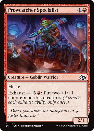 Prowcatcher Specialist (DFT) #142 Common Aetherdrift Magic: The Gathering: 2025