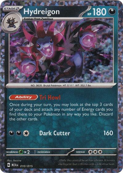 Hydreigon (M24) #010/015 Promo (Holofoil Near Mint) McDonald's Promos 2024 Pokemon: 2025