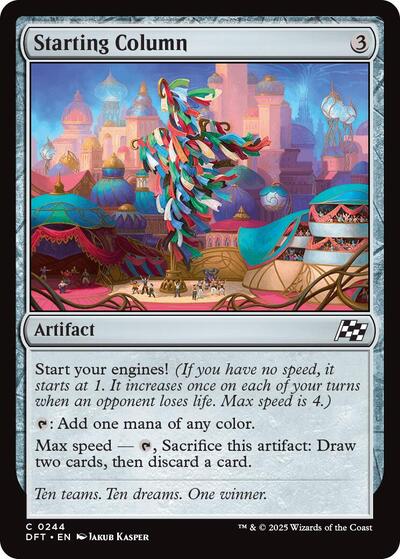 Starting Column (DFT) #244 Common Aetherdrift Magic: The Gathering: 2025