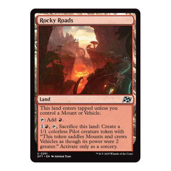 Rocky Roads (DFT) #261 Uncommon Aetherdrift Magic: The Gathering: 2025