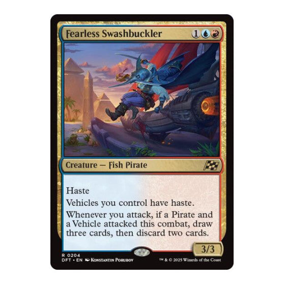 Fearless Swashbuckler (DFT) #204 Rare Aetherdrift Magic: The Gathering: 2025